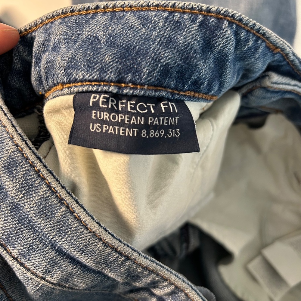 sportmax perfect fit mini flare‎ women's denim jeans size 27 medium wash - Picture 7 of 10